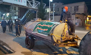 تلاش بی وقفه نیرو‌های جهادی ستاد اجرایی فرمان امام برای مقابله با کرونا