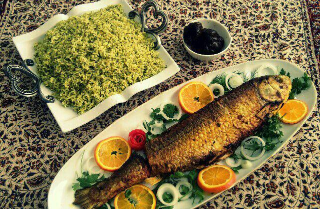 طرز تهیه سبزی پلو با ماهی خوشمزه