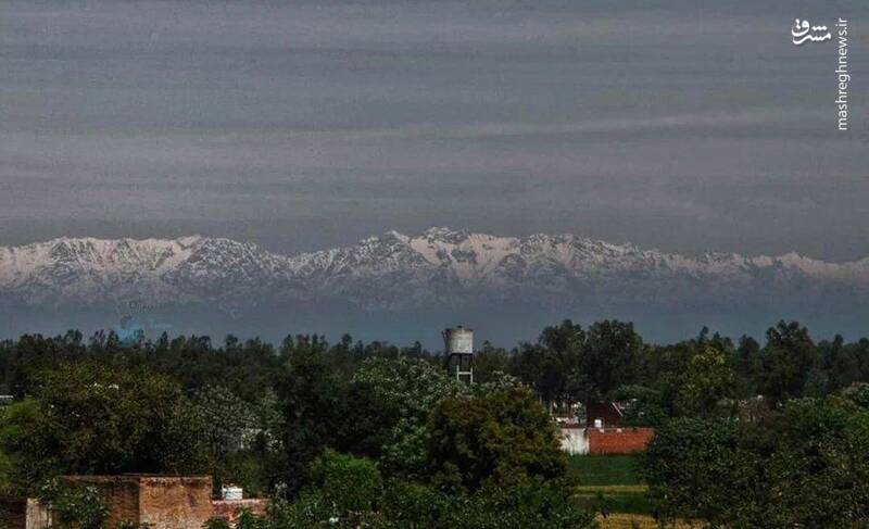 رشته کوه ‎هیمالیا از نمایی متفاوت