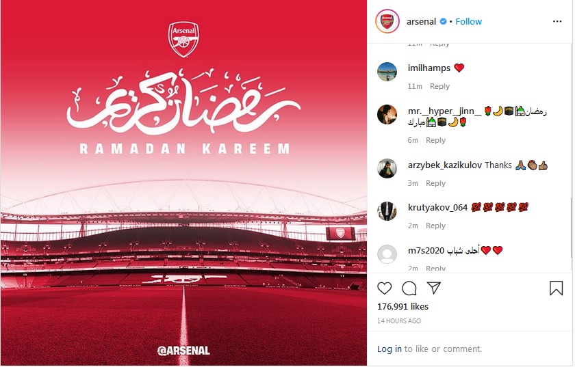 تبریک ماه مبارک رمضان توسط باشگاهها و بازیکنان مطرح جهان+ تصاویر تبریک ماه مبارک رمضان توسط باشگاهها و بازیکنان مطرح جهان+ تصاویر
