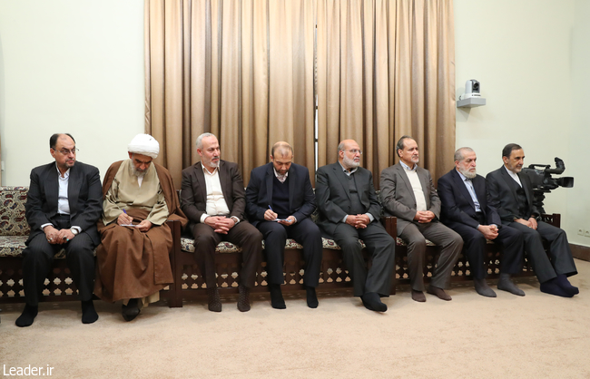 دیدار رهبر معظم انقلاب با دبیرکل جنبش جهاد اسلامی فلسطین و هیئت همراه رژیم صهیونیستی ۲۵سال آینده وجود نخواهد داشت بهشرط مبارزه متحد