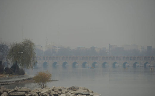 آلودگی هوا در اصفهان + تصاویر