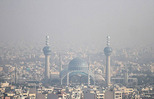 آلودگی هوا در اصفهان + تصاویر