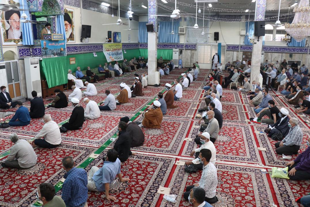 تصاویری از برگزاری نماز جمعه حرم حضرت زینب (س) پس از ۳ ماه تعطیلی تصاویری از برگزاری نماز جمعه حرم حضرت زینب (س) پس از ۳ ماه تعطیلی