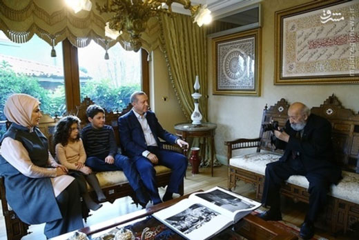 اردوغان و همسرش در ویلای شخصی + تصاویر