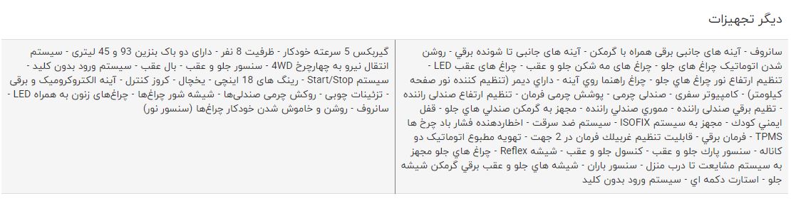 مقایسه خودرو جک S5 اتوماتیک و تویوتا لندکروزر GXR