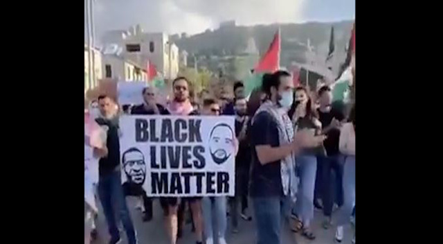 همبستگی فلسطینیان ساکن سرزمین‌های اشغالی با معترضان در آمریکا