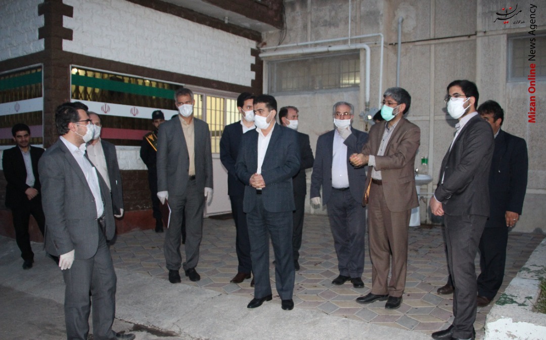 بازدید رییس کل دادگستری استان اردبیل از زندان مرکزی در جهت بررسی مسائل مددجویان