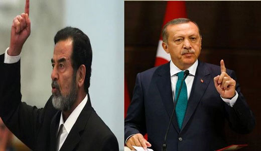 شباهت عجیب سخنان اردوغان و صدام