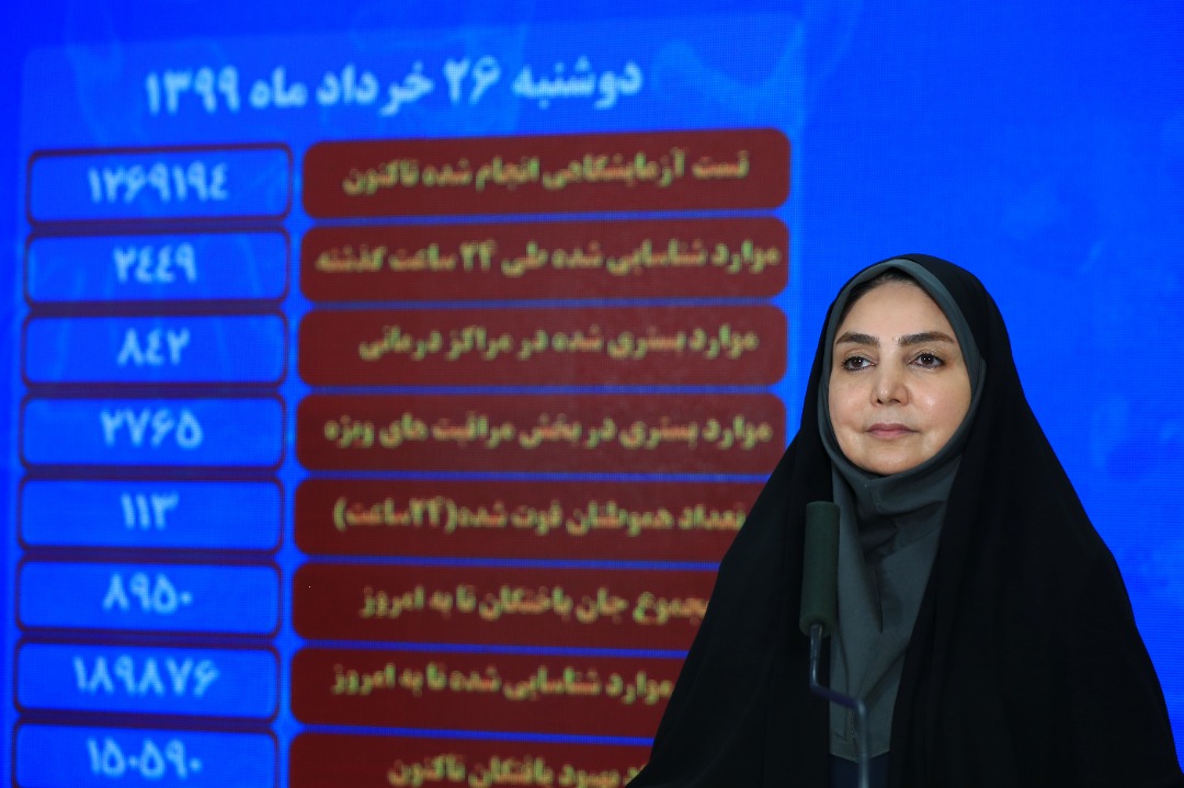 آخرین آمار مبتلایان به کرونا تا ۲۶ خرداد ماه آخرین آمار مبتلایان به کرونا تا ۲۶ خرداد ماه