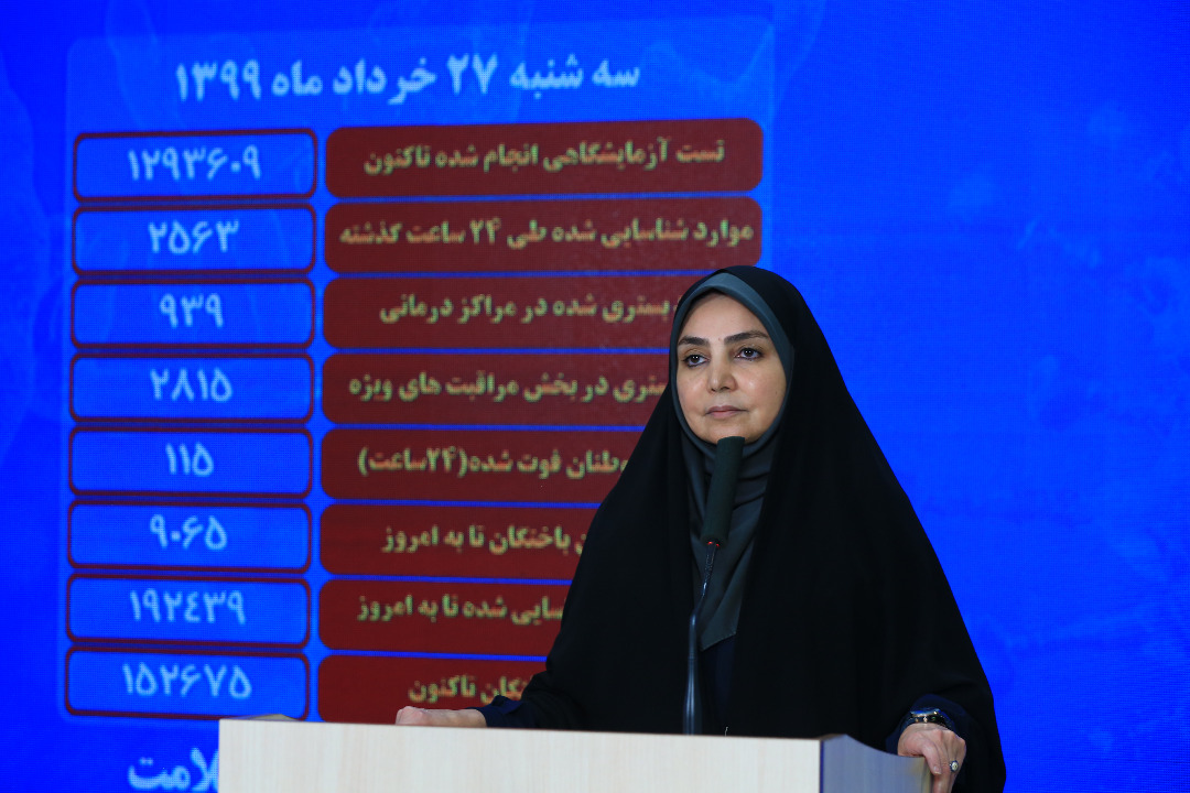 آخرین آمار مبتلایان به کرونا تا ۲۷ خرداد ماه آخرین آمار مبتلایان به کرونا تا ۲۷ خرداد ماه