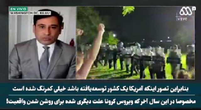 نمایش چهره توسعه نیافته بودن آمریکا بروی پرده ویروسی با نام کووید-۱۹ نمایش چهره توسعه نیافته بودن آمریکا بروی پرده ویروسی با نام کووید-۱۹