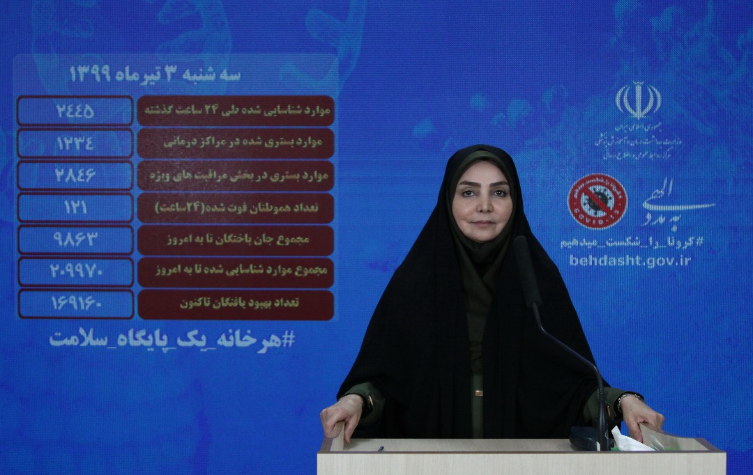 آخرین آمار مبتلایان به کرونا تا ۳ تیر آخرین آمار مبتلایان به کرونا تا ۳ تیر