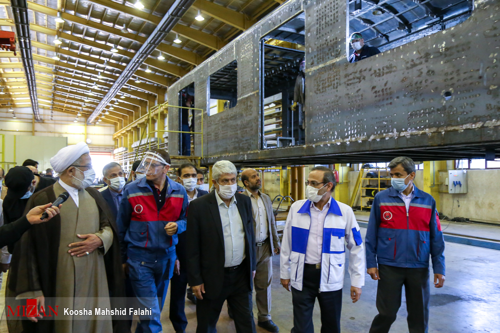 دادستان کل کشور از شرکت واگن سازی تهران بازدید کرد