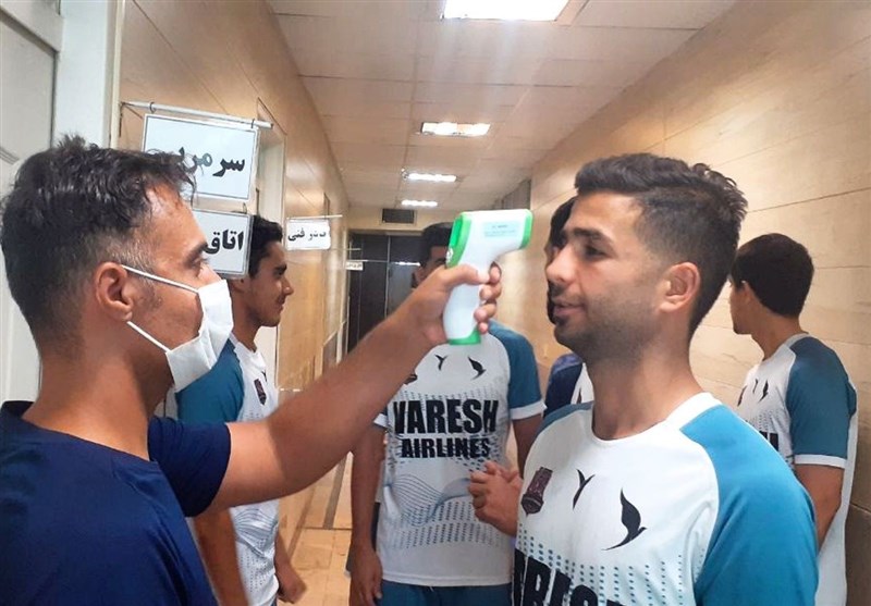 بازیکنان نساجی تست کرونا دادند + عکس بازیکنان نساجی تست کرونا دادند + عکس