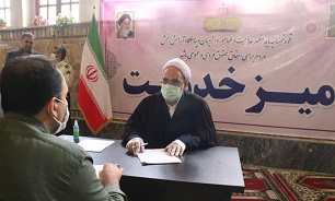 رسیدگی به مشکلات قضایی ۸۰ نفر از مراجعین در ملاقات با رییس کل دادگستری مازندران