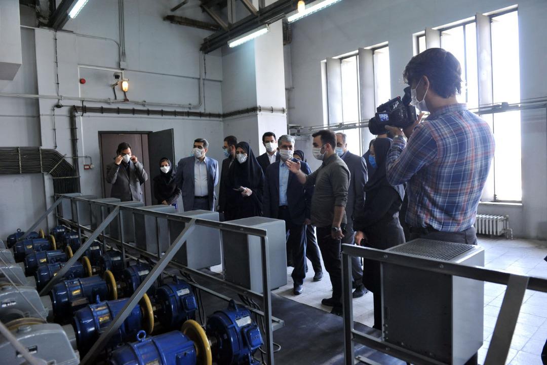 بازدید وزیر فرهنگ و ارشاد اسلامی از بخش فنی تالار وحدت