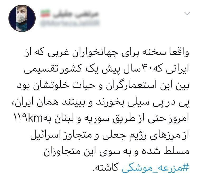 فضای مجازی در تسخیر «مزرعه موشکی» فضای مجازی در تسخیر «مزرعه موشکی»