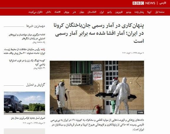 بیبیسی فارسی لید جریان تحریف علیه ایران/ واکنشهای گسترده در فضای مجازی به رسوایی پروژه کشتهسازی از کرونا در ایران بیبیسی فارسی لید جریان تحریف علیه ایران/ واکنشهای گسترده در فضای مجازی به رسوایی پروژه کشتهسازی از کرونا در ایران