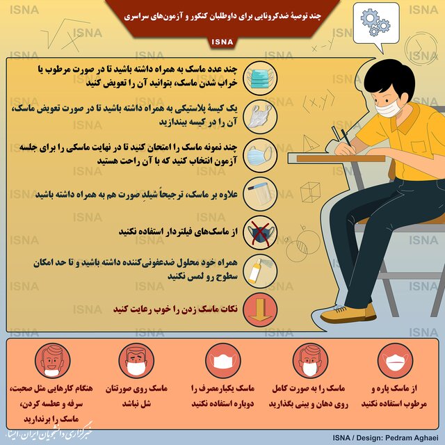 چگونه با کرونا سر جلسه کنکور کنار بیاییم؟ ///نکات مهم کنکوریها در شرایط کرونایی // چگونه با کرونا سر جلسه کنکور کنار بیاییم؟ ///نکات مهم کنکوریها در شرایط کرونایی //