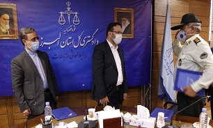 تقدیر عالی‌ترین مقام قضایی استان البرز از کارکنان حفاظت و اطلاعات دادگستری