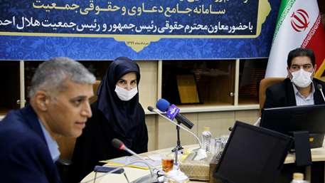 مجموعه تنقیح قوانین و مقررات و سامانه جامع دعاوی و حقوقی جمعیت هلال احمر رونمایی شد