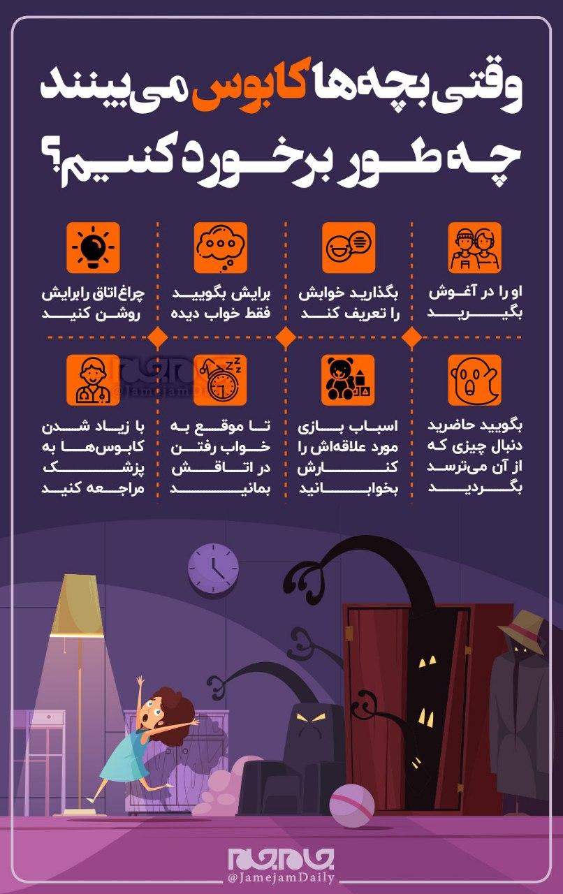 وقتی بچه‌ها کابوس می‌بینند چطور برخورد کنیم؟