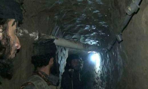 نابودي شهر زير زميني داعش در سوريه