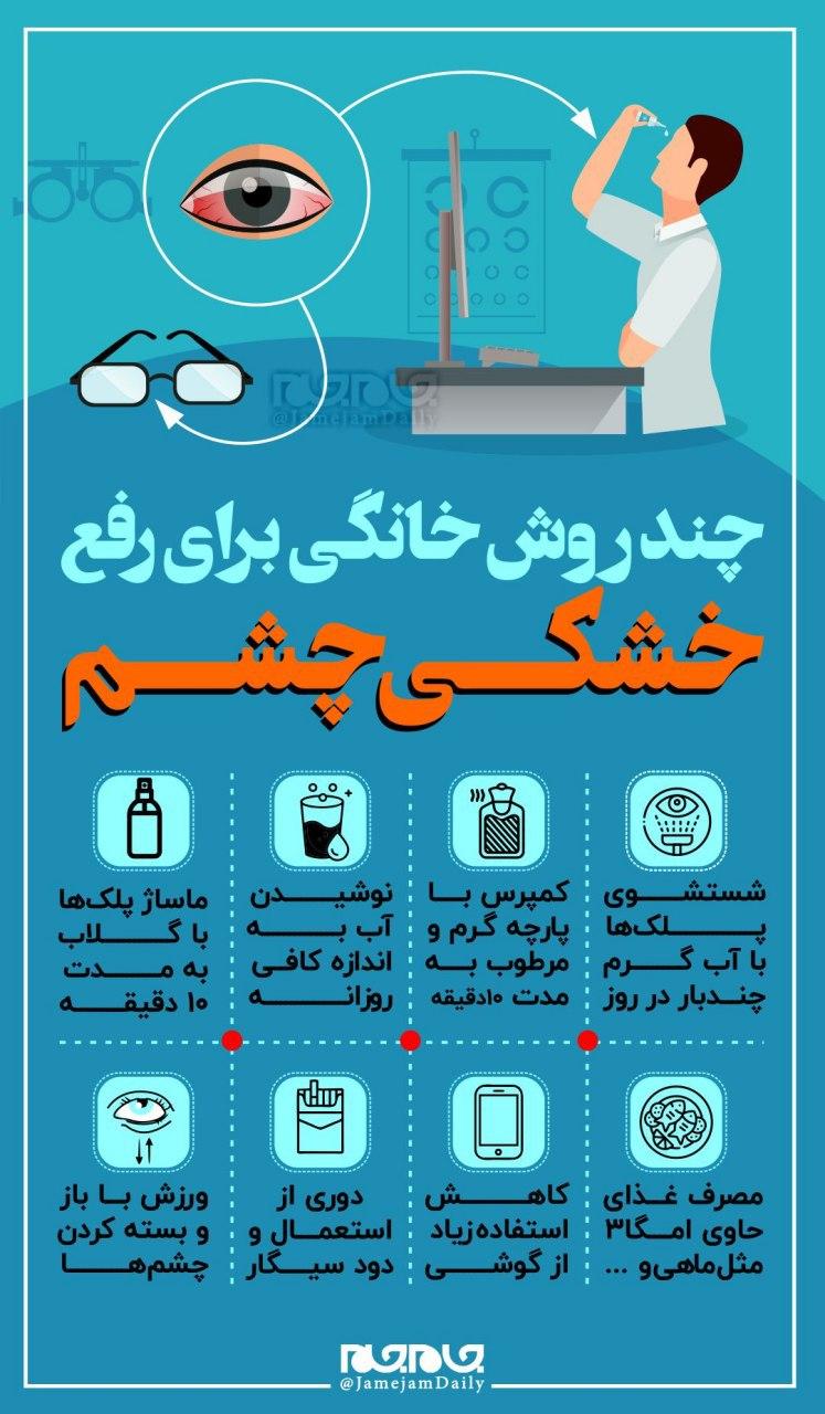 چند روش خانگی برای رفع خشکی چشم چند روش خانگی برای رفع خشکی چشم
