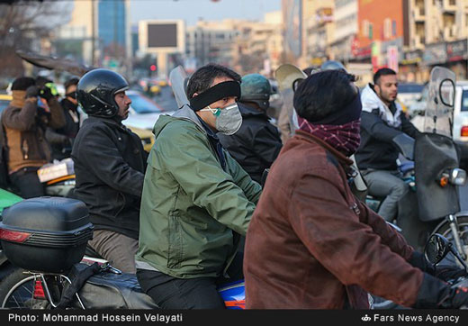 آخرین وضعیت آلودگی هوای تهران + تصاویر