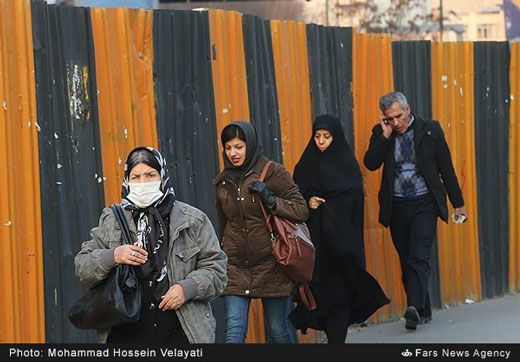 آخرین وضعیت آلودگی هوای تهران + تصاویر