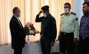 تقدیر دادستان نظامی ‌استان یزد از افسر وظیفه‌شناس و شجاع یگان امداد انتظامی