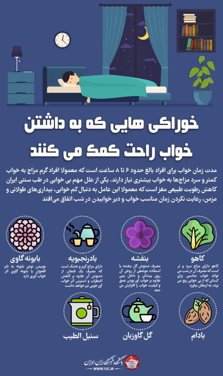 ۷ خوراکی معجزه گر برای یک خواب راحت شبانه ۷ خوراکی معجزه گر برای یک خواب راحت شبانه