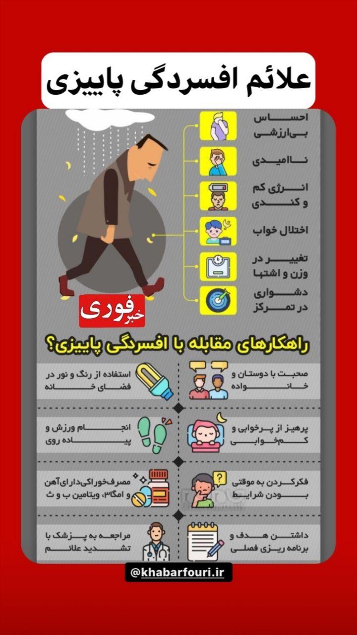 علایم و راهکارهای مقابله با افسردگی پاییزی علایم و راهکارهای مقابله با افسردگی پاییزی