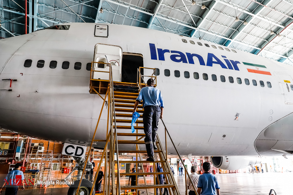 تعمیر اساسی هواپیمای باری ایران‌ایر با همت مهندسان ایرانی