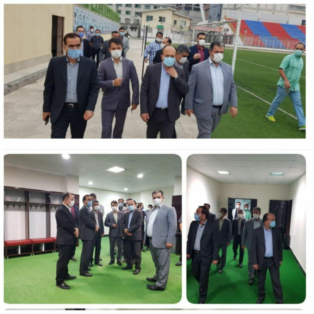 بازدید مسئولین استانی از ورزشگاه شهید وطنی قائمشهر بازدید مسئولین استانی از ورزشگاه شهید وطنی قائمشهر