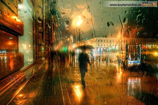 روسیه در یک روز بارانی شبیه به یک نقاشی است! + تصاویر