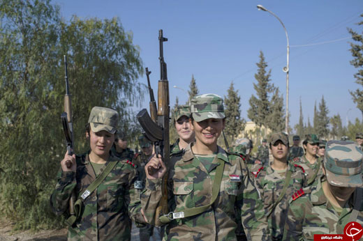 زنانی که مردتر از مردانِ سوری میجنگند + تصاویر زنانی که مردتر از مردانِ سوری میجنگند + تصاویر
