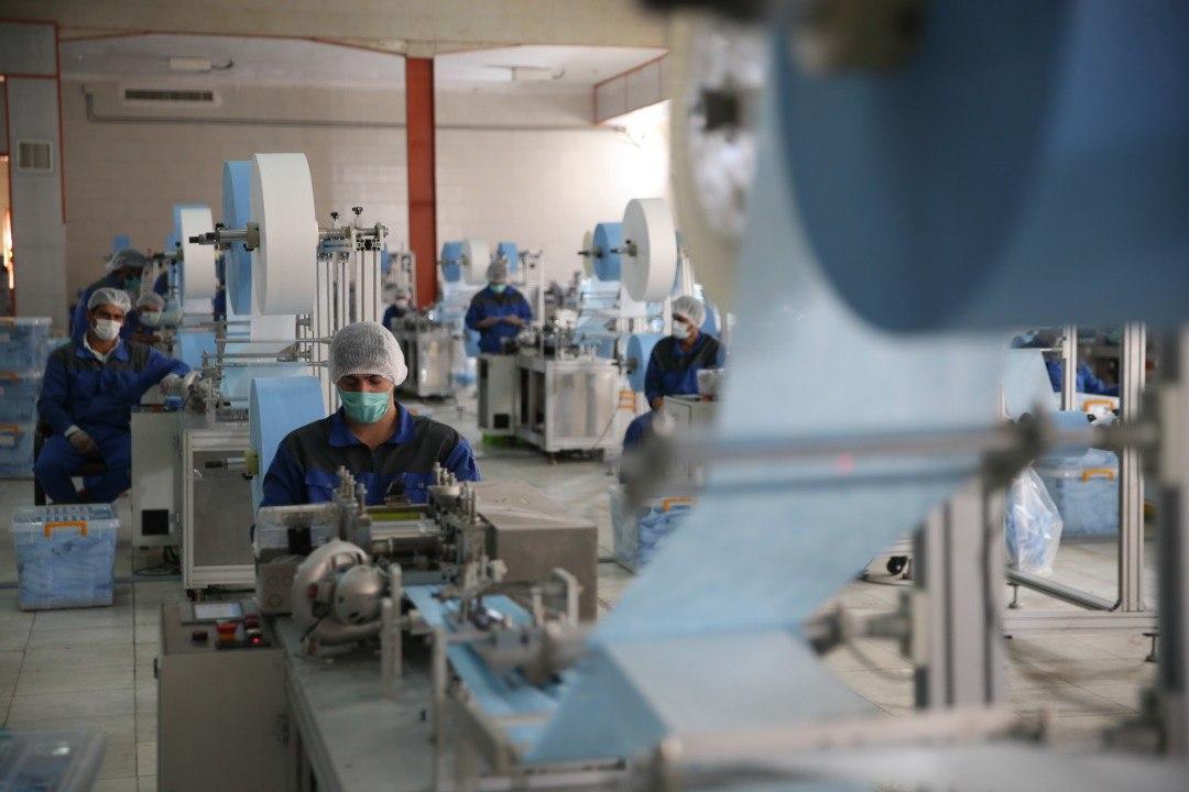 رکوردشکنی ستاد اجرایی فرمان امام در تولید ماسک بهداشتی