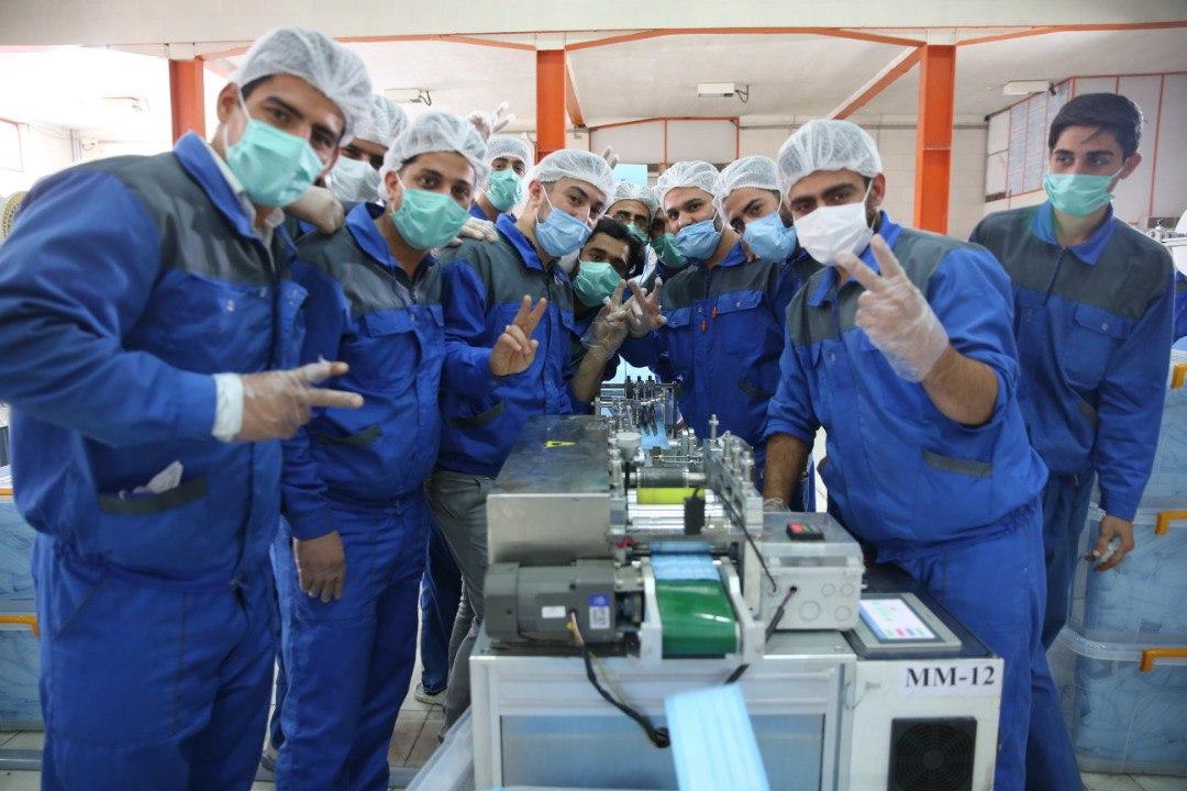 رکوردشکنی ستاد اجرایی فرمان امام در تولید ماسک بهداشتی