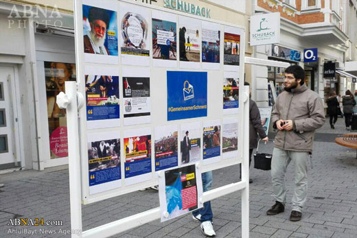 ابتکار جوانان آلمانی برای تبلیغ نامه دوم رهبر معظم انقلاب به جوانان غربی + تصاویر