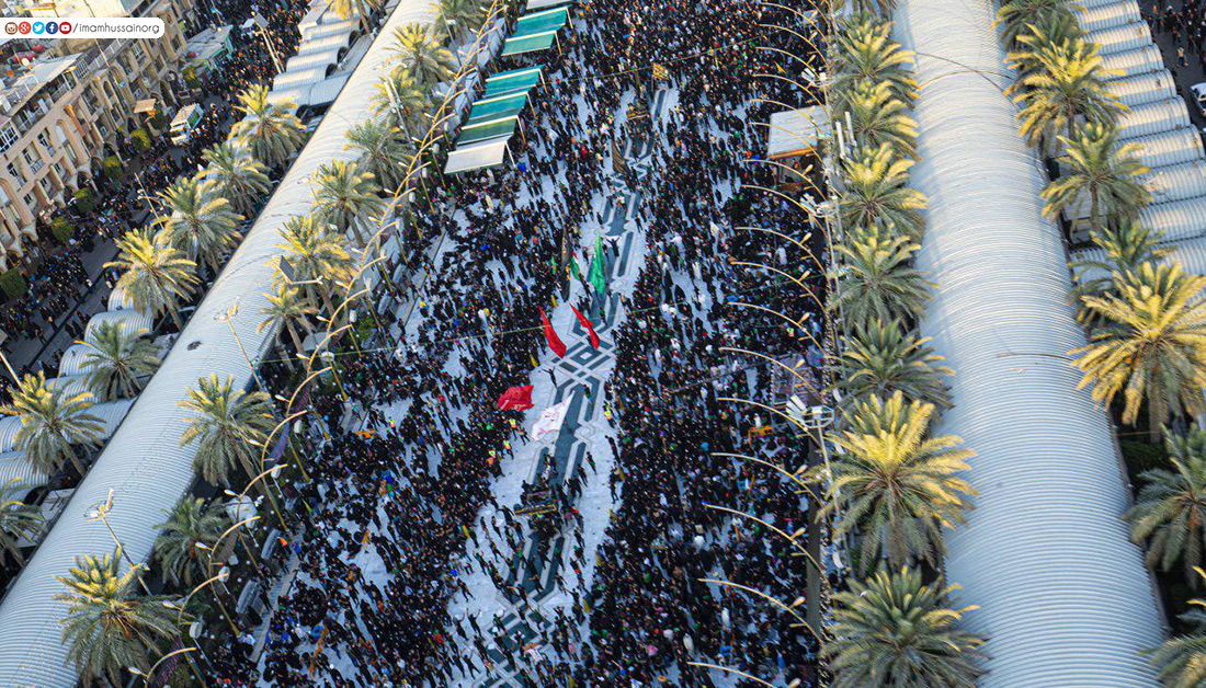 عکس| برگزاری مراسم اربعین حسینی در کربلا