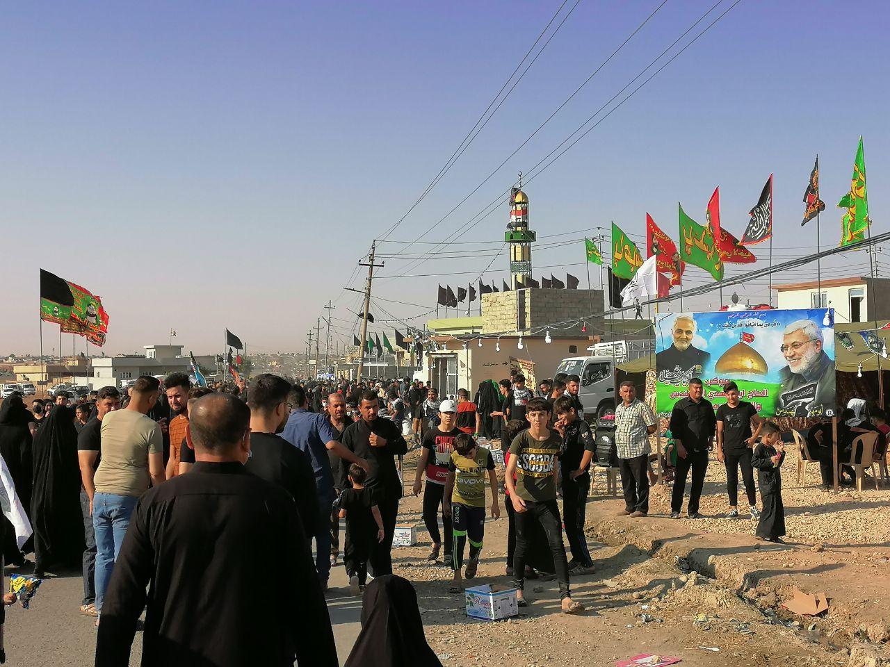 عکس| برگزاری مراسم اربعین حسینی در کربلا