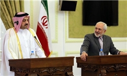تماس تلفنی وزیر خارجه قطر با «ظریف» و صحبت درباره ربوده‌شدگان قطری در عراق