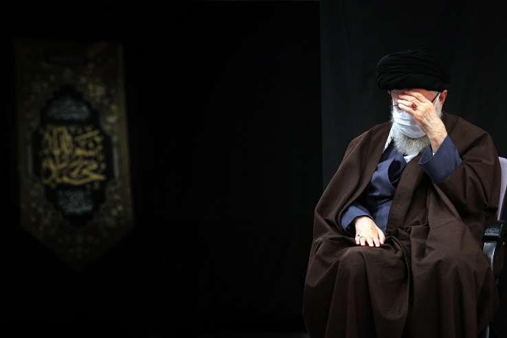 مراسم عزاداری رحلت رسول اکرم (ص) و شهادت امام حسن (ع) با حضور رهبر انقلاب