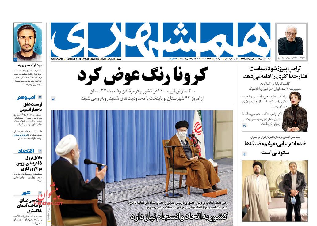 مردم و جوانان مومن وارد میدان شوند/ لزوم اتخاذ تصمیم‌های قاطع و همکاری همگانی برای مقابله با کرونا