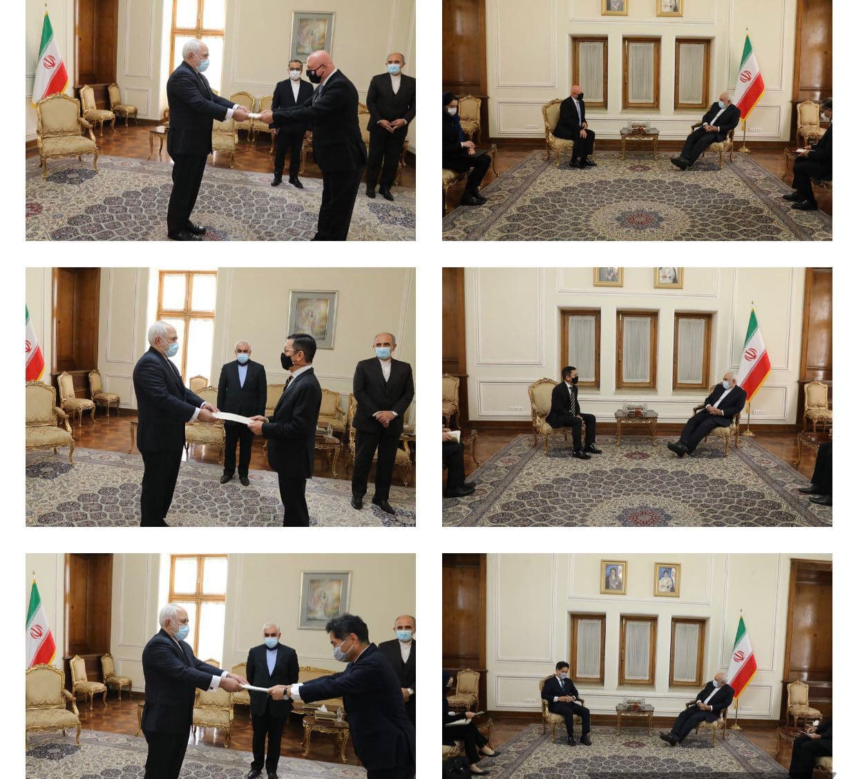 حضور ۳ سفیر جدید در ایران حضور ۳ سفیر جدید در ایران