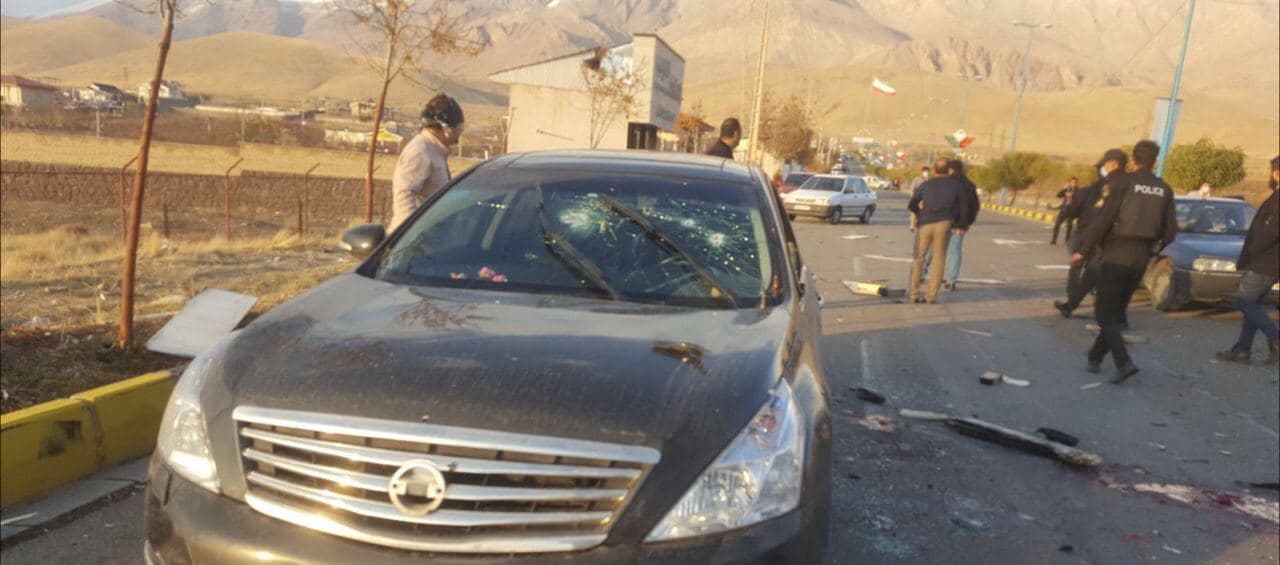 نخستین تصاویر از محل شهادت دانشمند هستهای کشورمان نخستین تصاویر از محل شهادت دانشمند هستهای کشورمان