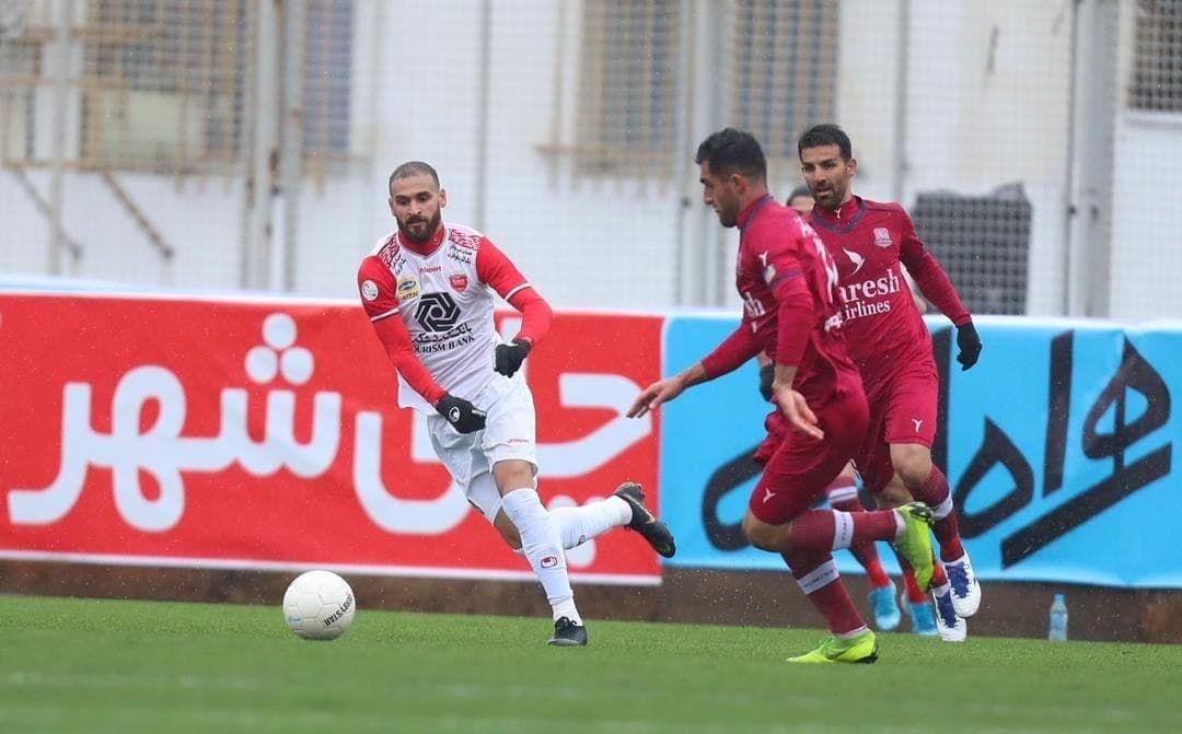 نتیجه زنده/ نساجی یک - پرسپولیس صفر| تا پایان نیمه اول