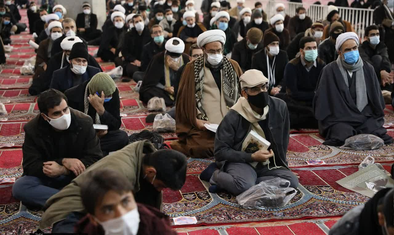 تشییع و خاکسپاری  پیکر مطهر آیت الله مصباح یزدی در مصلی قدس قم